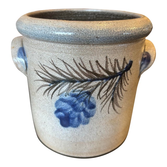 Rowe Pottery Pinecone Crock For Sale