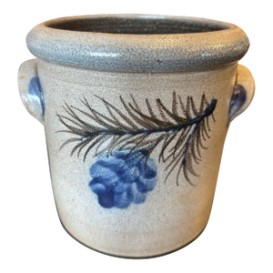 Rowe Pottery Pinecone Crock