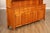 Brown Shaker Shoppe Cherry Stepback Cupboard With Glass Door Hutch For Sale - Image 8 of 18