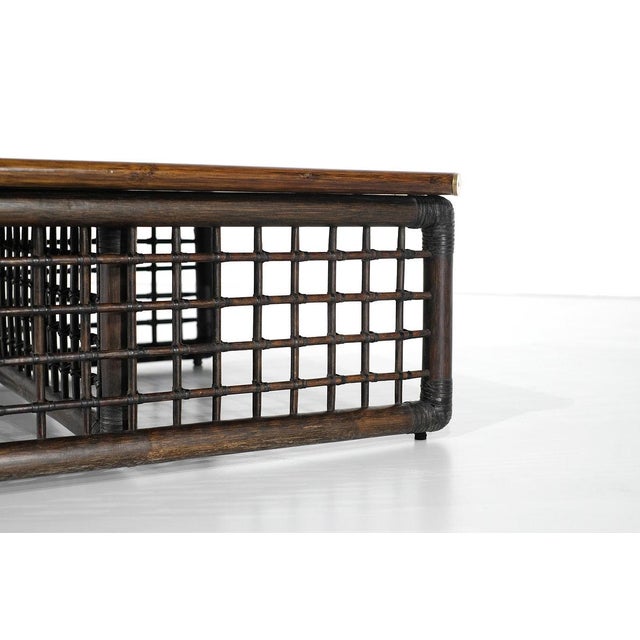 Brown Basilian Coffee Table by Tobia & Afra Scarpa for B&B Italia, 1970s For Sale - Image 8 of 16