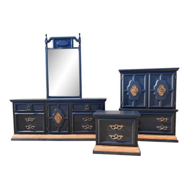 1960s Bedroom Set, 3 Pieces For Sale