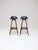 Mid-Century Modern OD61 Bar Stools by Erik Buch for Oddense Maskinsnedkeri, 1960s, Set of 2 For Sale - Image 3 of 15