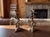 Antiqued Brass Horse Candlestick Pair For Sale - Image 4 of 10