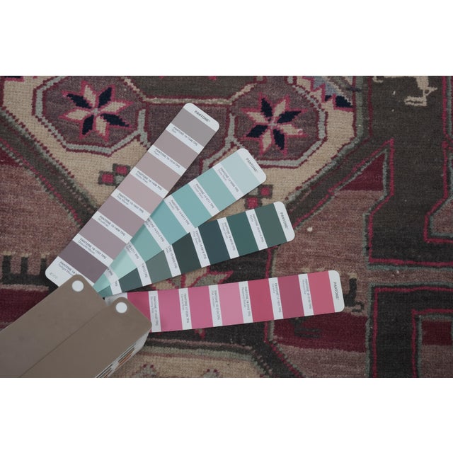 Hand-Knotted Caucasian Animal Runner Rug 3'9'' X 10'6'' For Sale - Image 12 of 12