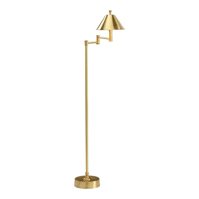 Ashbourne Floor Lamp - Gold For Sale