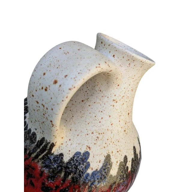 Vintage Bay Fat Lava Pitcher from Bay Keramik, 1960s For Sale - Image 6 of 8