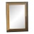 Mirror by Windsor Antique Gold Leaf Motif With Black Border For Sale