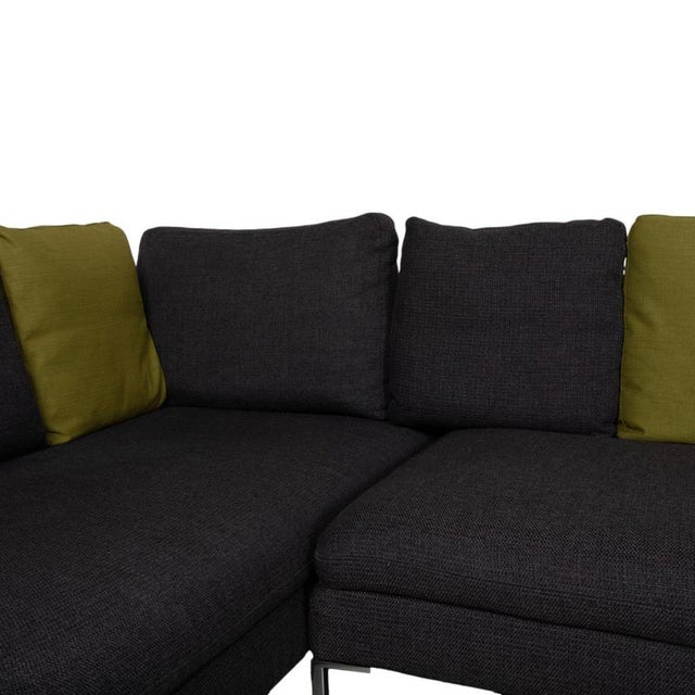 Grey Fabric Corner Sofa from La Nuova Casa For Sale - Image 4 of 15