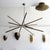 Stunning large-scale, twelve-light chandelier by Gallery L7, handcrafted and finished in Los Angeles from American raw,...