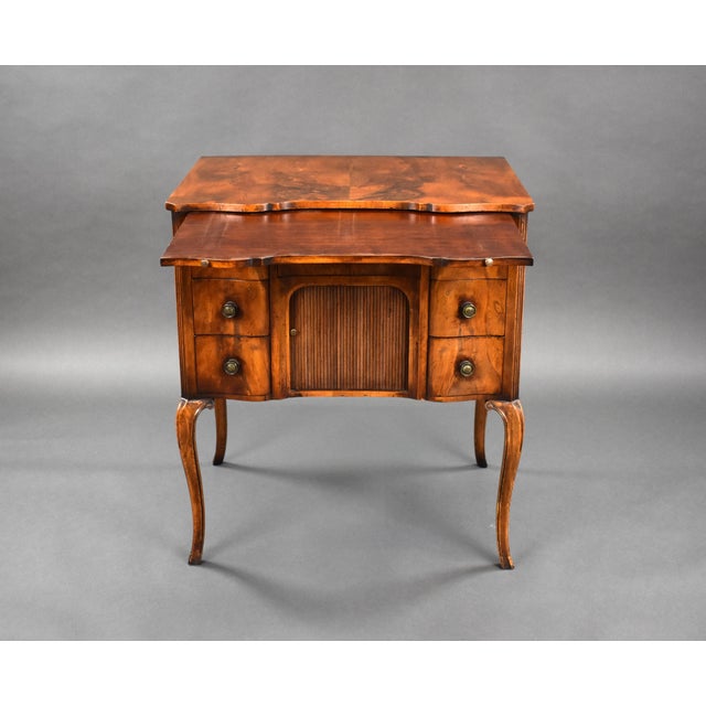 Wood Yew Wood Chest with Slide, 1900s For Sale - Image 7 of 14