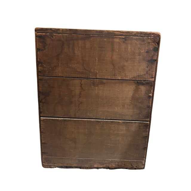 19th C Coffee Bin in Original Paint For Sale - Image 11 of 13