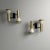Mid-Century Modern Stilux, Italian Mid-Century Modern, Wall Sconces, Brass, Aluminum, Italy, 1960s For Sale - Image 3 of 9