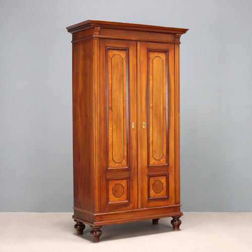 Veneered Wardrobe in Mahogany For Sale - Image 11 of 11