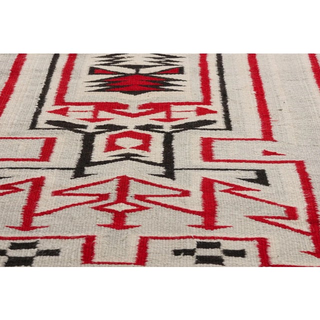 Early 20th Century Antique Crystal Southwestern-Style Rug, 03'08 X 06'03 For Sale - Image 5 of 10