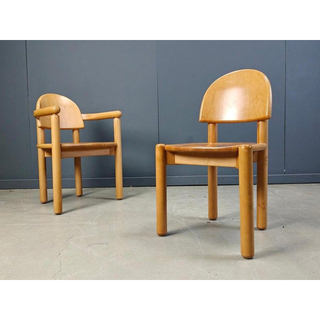 Pine Wood Dining Chairs by Rainer Daumiller for Hirtshals Savvaerk, 1980s, Set of 6 For Sale - Image 6 of 15