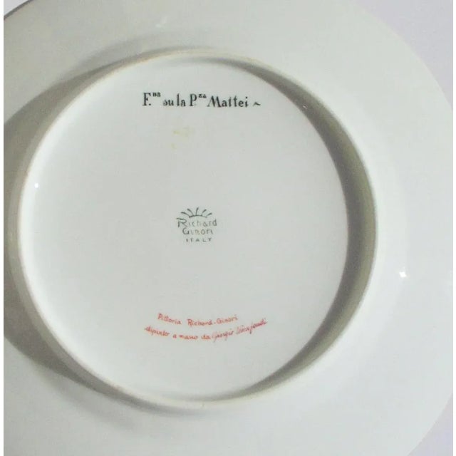 Vintage Richard Ginori Fountains of Rome Limited Production Plates- Set of 4 For Sale In New York - Image 6 of 13