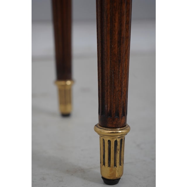Theodore Alexander Georgian Style Mahogany Console Table For Sale - Image 12 of 18