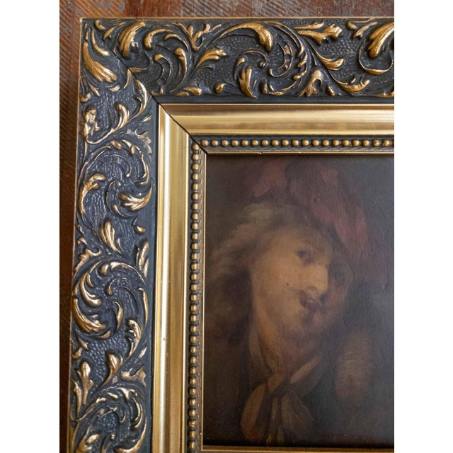 English 18th or 19th Century Dutch Flemish School Oil Painting Study of a Tronie Figure For Sale - Image 3 of 17