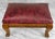 Antique Edwardian Maple Carved Footstool Ottoman For Sale - Image 6 of 11
