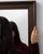 Here is a mirror, its dark walnut frame, rectangular the first thing to catch the eye. Dating to 19th Century and...