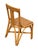 Brown Vintage Bamboo Style Rattan Chair With Tweed Seat For Sale - Image 8 of 11