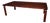 Large Mid-Century Modern Rosewood Coffee Table by Westnofa Bentwood Legs For Sale