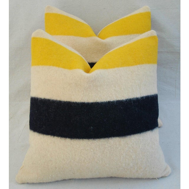 Custom Hudson's Bay Camp Blanket Pillows A Pair Chairish