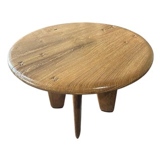 Andrianna Shamaris Mid Century Couture Round Table For Sale