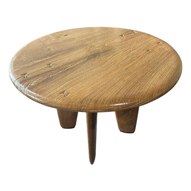 Andrianna Shamaris Mid Century Couture Round Table For Sale