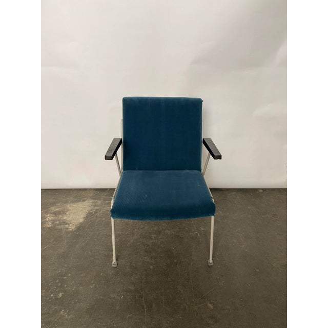 1950s Blue Oase Lounge Chair by Wim Rietveld for Ahrend de Cirkel, 1958 For Sale - Image 5 of 14