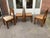 Wood Art Deco Dining Chairs from L.O.V. Oosterbeek, 1920s, Set of 4 For Sale - Image 7 of 8