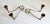 1960s Los Castillos-Style Modernist Brass & Copper Candle Holders - A Pair For Sale - Image 9 of 12
