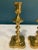 Mid-Century Modern Vintage Carnat Brass Candlesticks - A Pair For Sale - Image 3 of 9