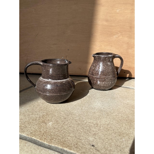 Handmade Ceramic Art Jugs from Serocka, Germany, 1970s, Set of 2 For Sale - Image 12 of 13