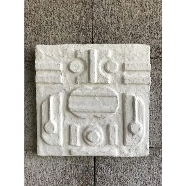 Plaster Mask Bas Relief For Sale - Image 4 of 5