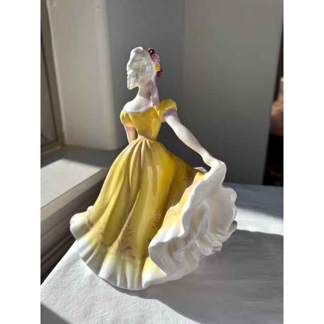 1960s Mid 20th Century Royal Doulton Figurine ~ “Ninette” ~ Hn 2379 For Sale - Image 5 of 12