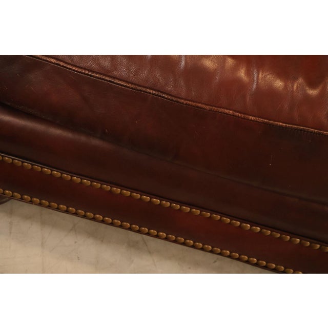Hancock & Moore Traditional Leather Sofa For Sale - Image 11 of 18