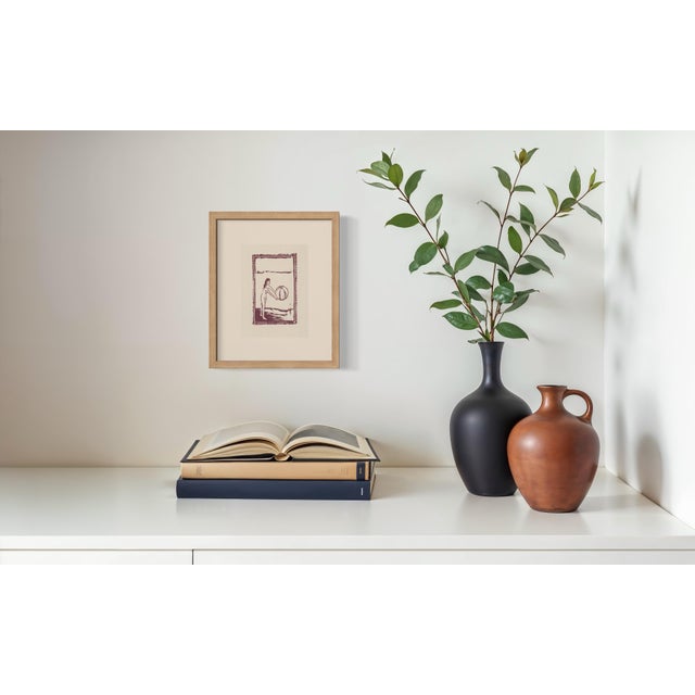 "Beach Ball" is an original woodblock print. The artwork was created using traditional printmaking techniques, part of a...