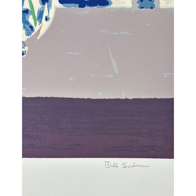 Artist: Bill Sullivan Title: Flowers Medium: Serigraph Signed: Hand Signed Edition: Edition of 200 Measurements: 22" x 30"...
