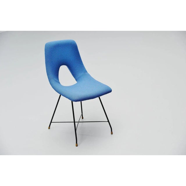 Cosmos Dining Chairs by Augusto Bozzi for Saporiti, Italy, 1954, Set of 6 For Sale - Image 9 of 10