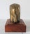 Vintage Brass Elephant on Wood Stand For Sale - Image 4 of 9