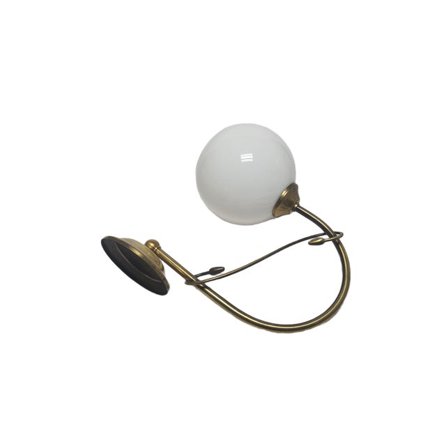 Vintage Art Deco Wall Lamp, Poland, 1950s For Sale - Image 6 of 7