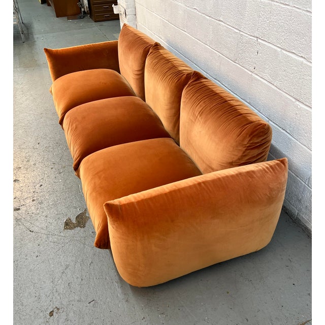 Late 20th Century Mid-Century Modern Three Seater Marenco Sofa by Mario Marenco for Arflex For Sale - Image 5 of 15