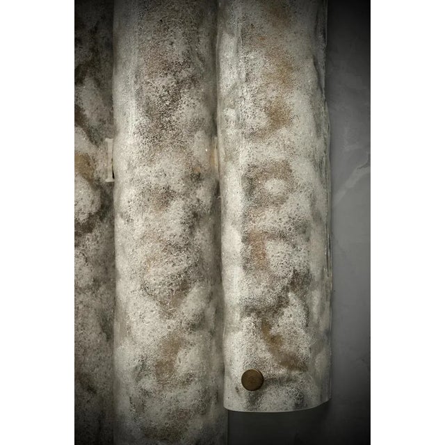 Murano Glass and Brass Wall Light, 1950s For Sale - Image 4 of 9