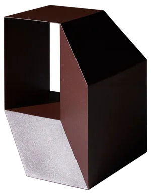 Red Rocky Side Table by Charles Kalpakian
