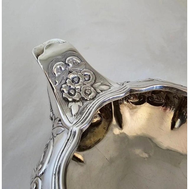 Antique George IV Sterling Silver Repoussé Griffin Crest Cream Jug, London, 1823 For Sale - Image 7 of 16