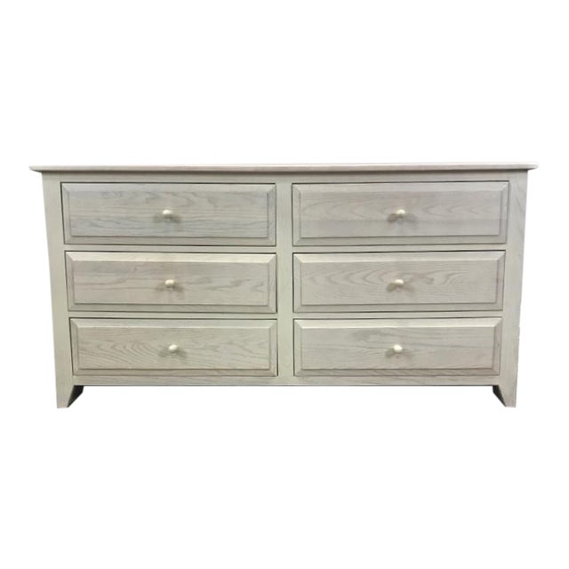 Pottery Barn Washed Wood Chest of Drawers Chairish