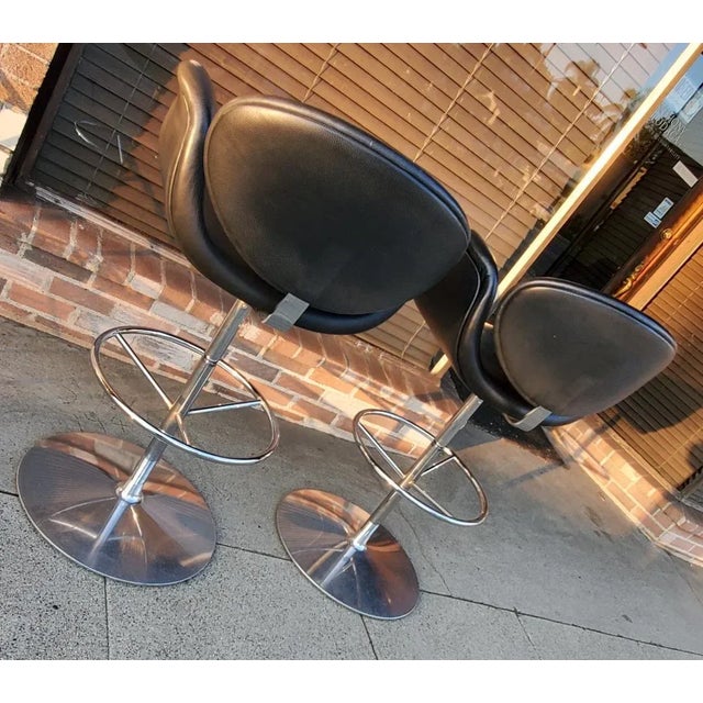 1965 Pierre Paulin "Little Tulip" Bar Stools by Artifort - a Pair For Sale - Image 9 of 13