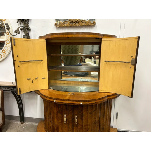 Mid-Century Modern 1930s Italian Art Deco Bar For Sale - Image 3 of 12