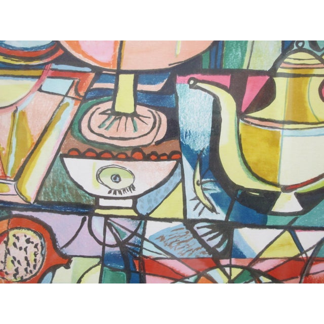 Irving Amen Signed Limited Edition Abstract Artist Proof Screen Print Drummer For Sale - Image 9 of 9